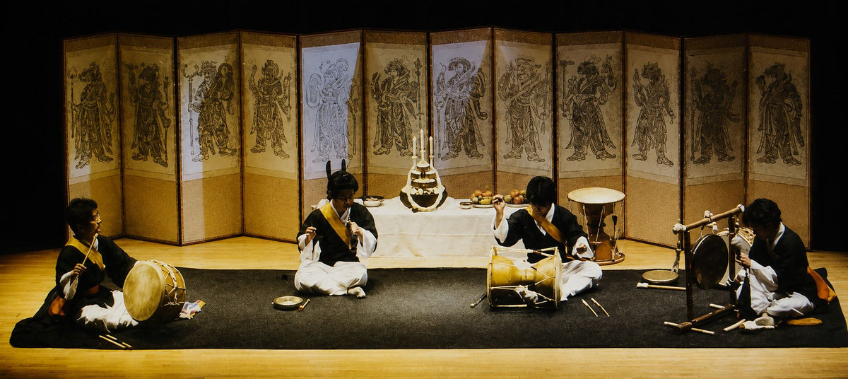 Samulnori (Percussion Instrumental Quartet Music of Korea) – instruments of nature