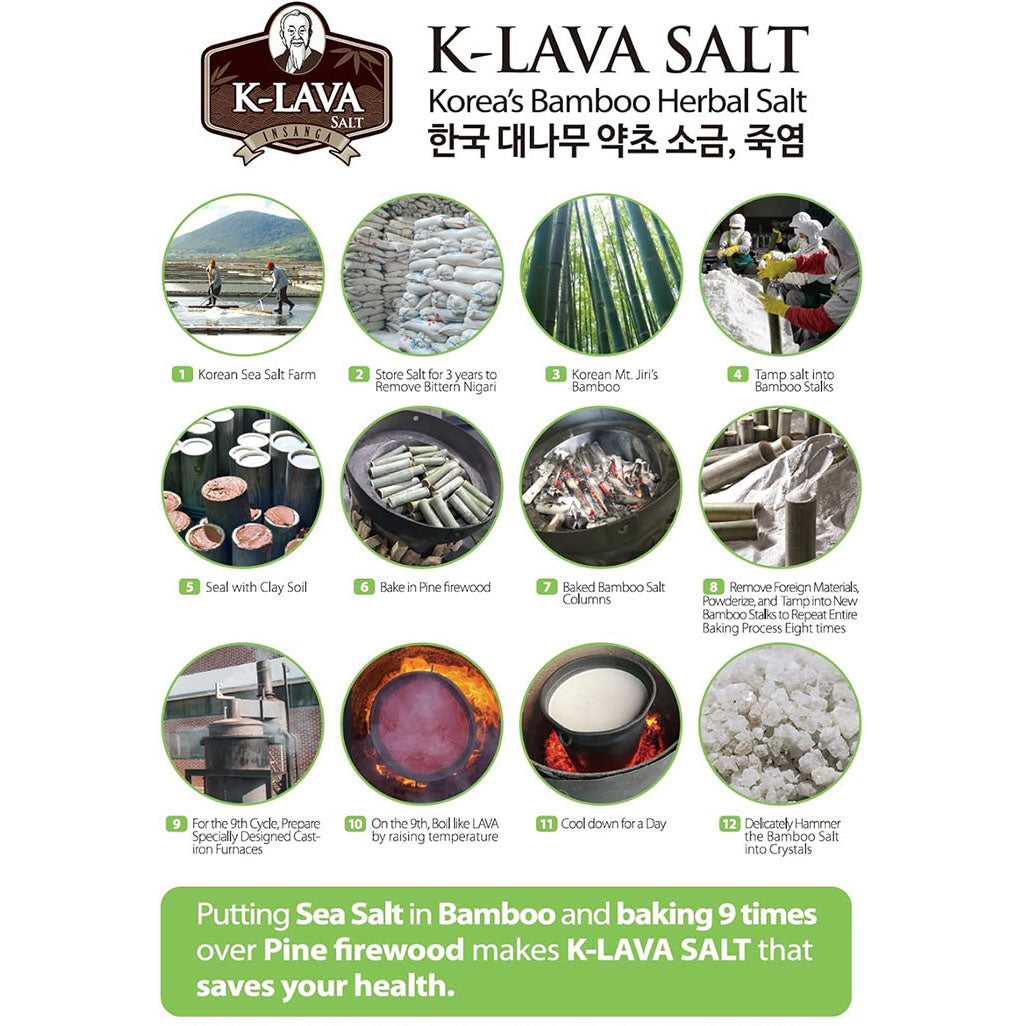 K-LAVA 9x Purple Bamboo Salt Crystal (70g) – Rare Korean Gourmet Salt