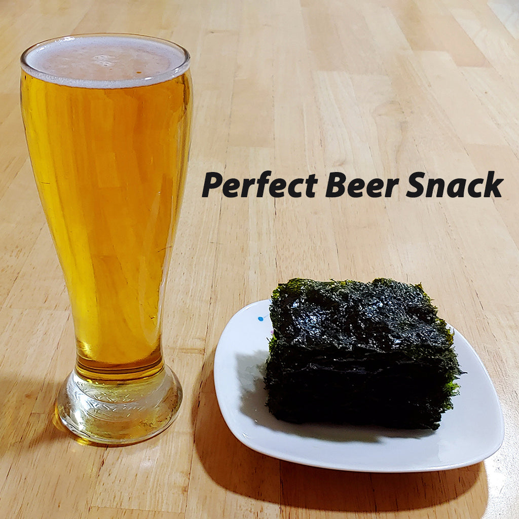 Premium Original Roasted Seasoned Seaweed Thins (12-Pack) - Savory Korean Sushi Nori Laver Snack