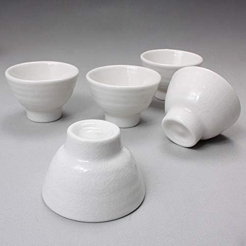 Korean 5-Person White Porcelain Tea Set - Traditional Tea Ceremony Service Set
