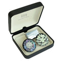 Mother of Pearl Set of 2 Golf Ball Marker Hat Clip Gift Set with Arabesque & Korean Monster Design
