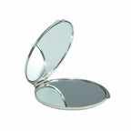 Mother of Pearl Pink Flower Business Card Case Compact Mirror Gift Set