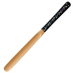 Mother of Pearl Inlay Long Wood Shoehorn - Flower Bird Black Handle Shoe Horn