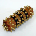 Premium Wooden Hand Palm Foot Massager - Bronze Sensory Stimulation Pointed Acupressure Massage Roller