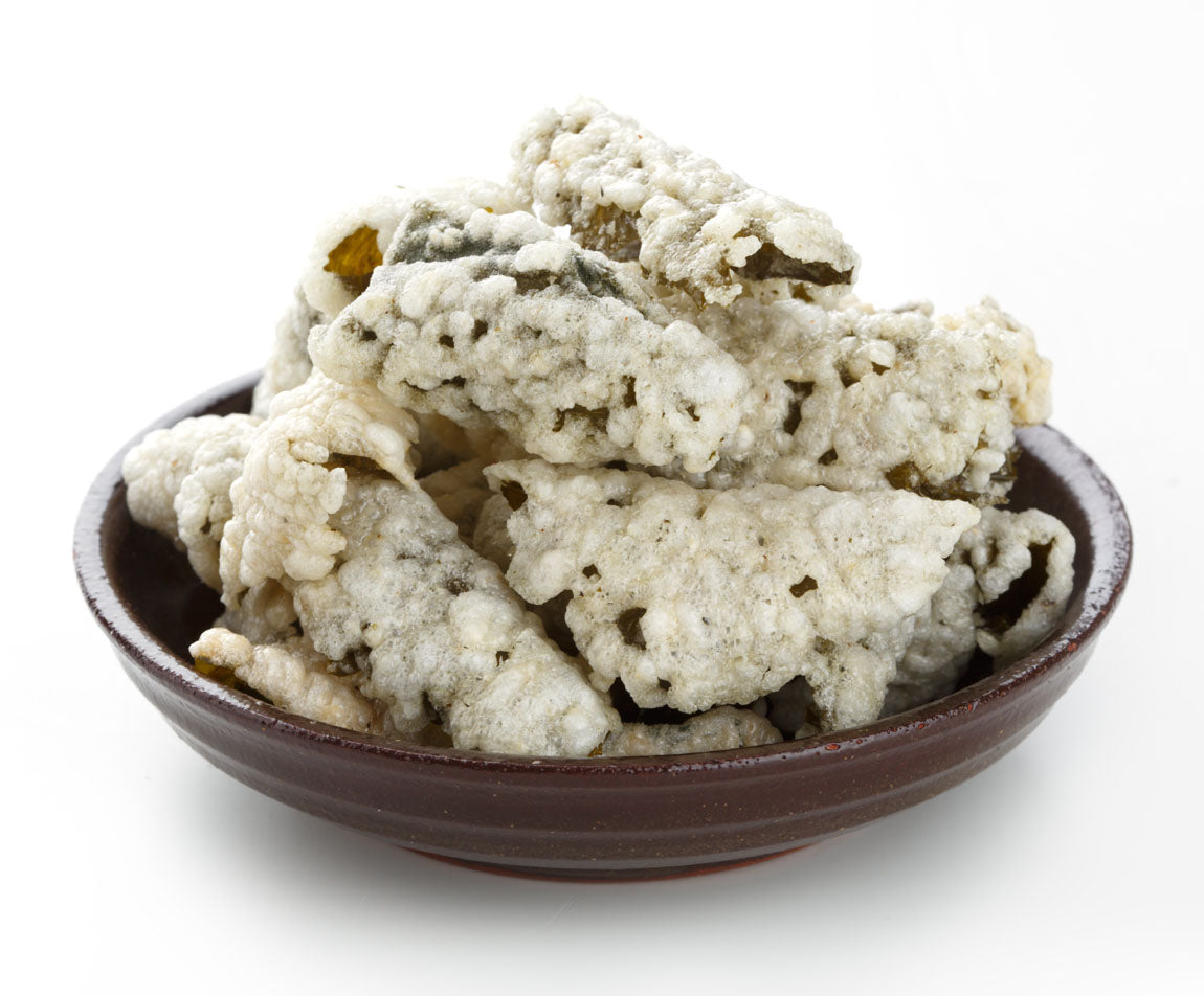 Kelp Seaweed Sweet Rice Crisps (8-Pack) - Savory Korean Kim Bugak Snack