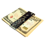 Mother of Pearl Money Clip - Orchid Design