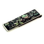 Mother of Pearl Money Clip - Peony Flower Design Luxury Prosperity Symbol