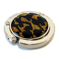  Mother of Pearl Tiger Skin Foldable Purse Bag Caddy Handbag Holder Hanger Hook