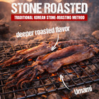 Stone Roasted Korean Squid Jerky Strips Protein-rich Seafood Chewy Butter Snack