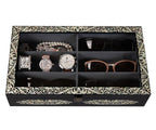 Mother of Pearl Angel Sunglasses Box Eyeglasses Display Storage Organizer Case