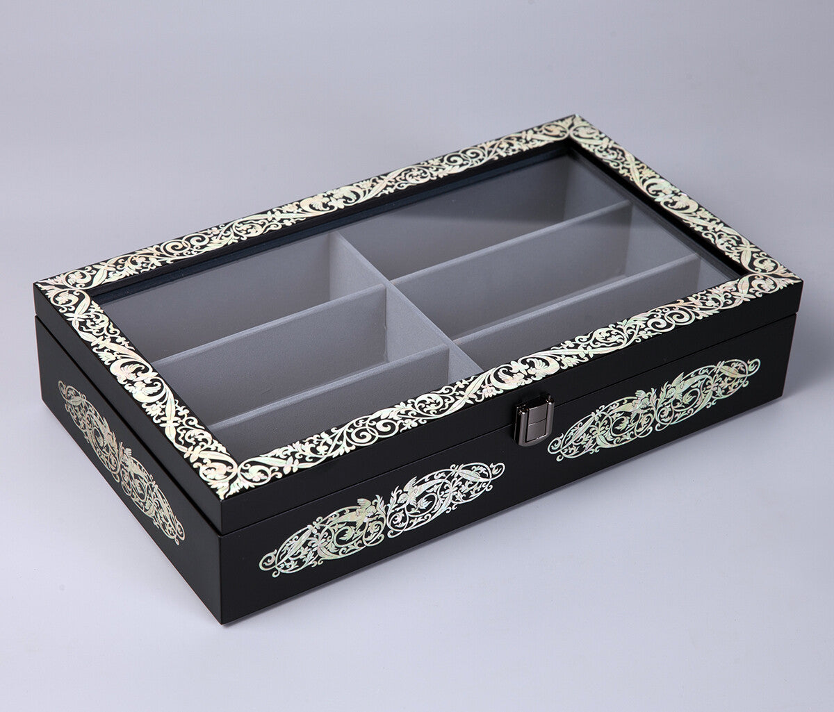 Mother of Pearl Angel Sunglasses Box Eyeglasses Display Storage Organizer Case