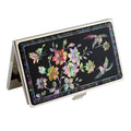 MOP Cherry Blossom Flower Design Business Name Credit ID Card Holder Case Wallet