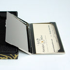 Mother of Pearl Business Card Case Credit Bank Name Money ID Holder Thin Wallet
