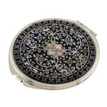 Mother of Pearl Magnifying Compact Cosmetic Makeup Purse Beauty Handbag Mirror