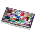 Mother of Pearl Business Credit Bank Card Case Name Money ID Holder Thin Wallet