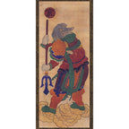 Chinese Zodiac Sign 12 Animal Guardian Deity Pig Hanging Scroll Korean Painting