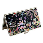 MOP Deer Design Business Credit Name ID Card Case Holder Slim Women Purse Wallet