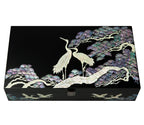Mother of Pearl Bird Sunglass Box Eyeglasses Display Storage Show Case Holder