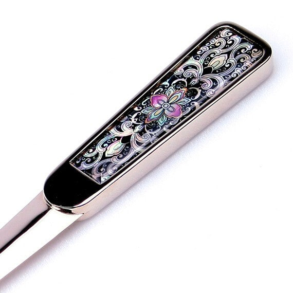 Mother of Pearl Metal Sword Blade Desk Gift Envelope Letter Opener Cutter Knife