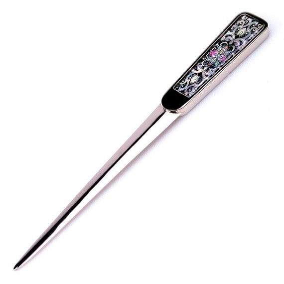 Mother of Pearl Metal Sword Blade Desk Gift Envelope Letter Opener Cutter Knife