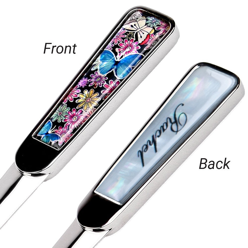 Personalized Mother of Pearl Letter Opener, Custom Name Mail Envelope Opener