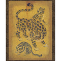 Wall Decor Hanging Scroll Korean Folk Leopard Painting Print