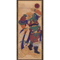 Chinese Zodiac Sign 12 Animal Guardian Deity Dog Hanging Scroll Korean Painting