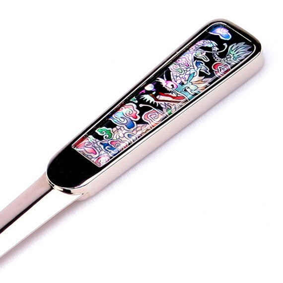 MOP 2024 Dragon Zodiac Metal Sword Knife Blade Desk Gift Envelope Letter Opener