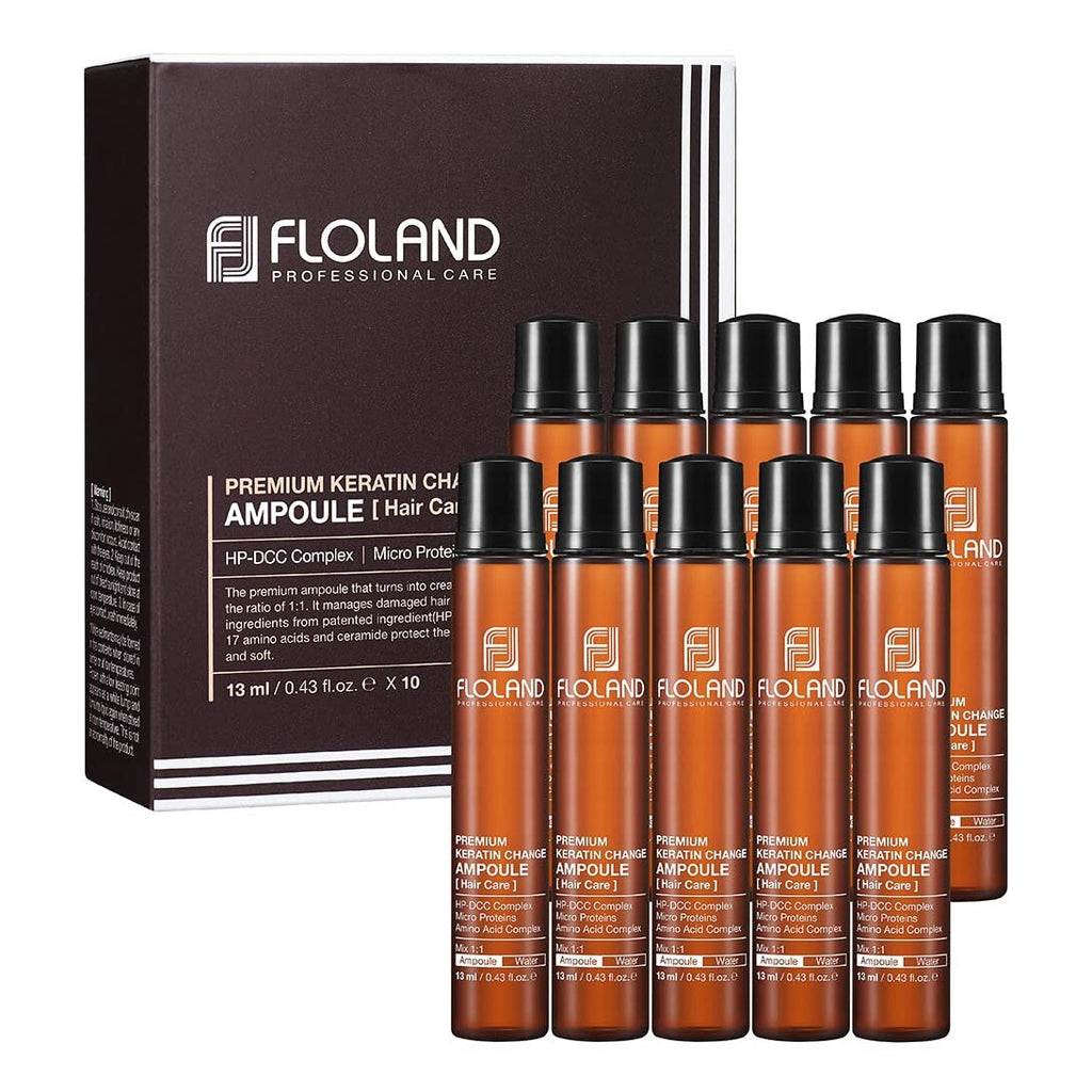Floland Keratin Change Ampoule Deep Conditioner Damage Repair Hair Mask