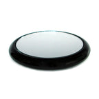 MOP Black White Flower Makeup Compact Cosmetic Pouch Handmade Round Mini Mirror
