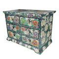 Mother of Pearl Luxury Drawer Wood Big Jewelry Box Keepsake Trinket Chest Case