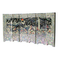 Mother of Pearl Room Decor Mini Folding Screen Wall Room Art Deco Plaque Accent