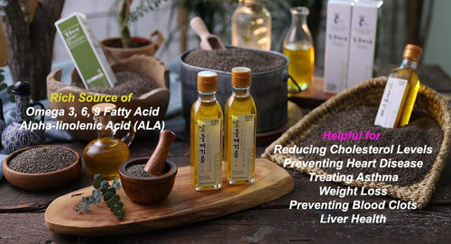 Korean Cold Pressed Premium Extra Virgin Pure Perilla Seed Cooking Oil