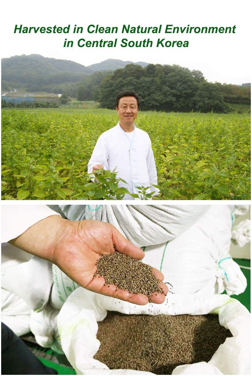 Korean Cold Pressed Premium Extra Virgin Pure Perilla Seed Cooking Oil