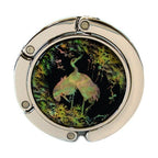  Mother of Pearl Desk Table Folding Purse Bag Caddy Handbag Holder Hanger Hook