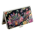 MOP Peacock Design Business Credit Name Pocket Slim ID Card Case Holder Wallet 