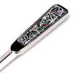 Mother of Pearl Metal Sword Knife Blade Desk Gift Envelope Letter Opener Cutter