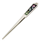 MOP Pink Lotus Flower Letter Opener Metal Sword Blade Envelope Cutter Slitter