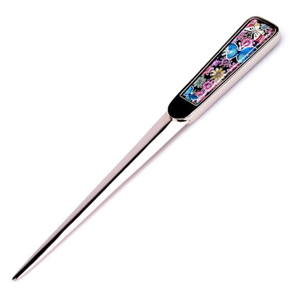 MOP Blue Butterfly Letter Opener Metal Sword Blade Desk Envelope Cutter Slitter