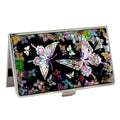 MOP Butterfly Design Credit Business Name ID Card Holder Money Case Money Wallet