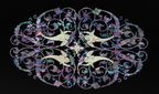 Mother of Pearl Archangel Sunglass Box Eyeglasses Display Storage Case Organizer