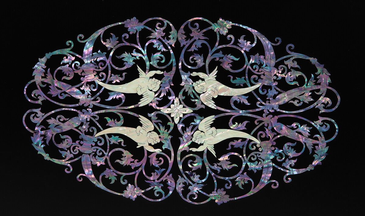 Mother of Pearl Archangel Sunglass Box Eyeglasses Display Storage Case Organizer