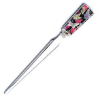 Mother of Pearl White Butterfly Design Sword Knife Desk Envelope Letter Opener 