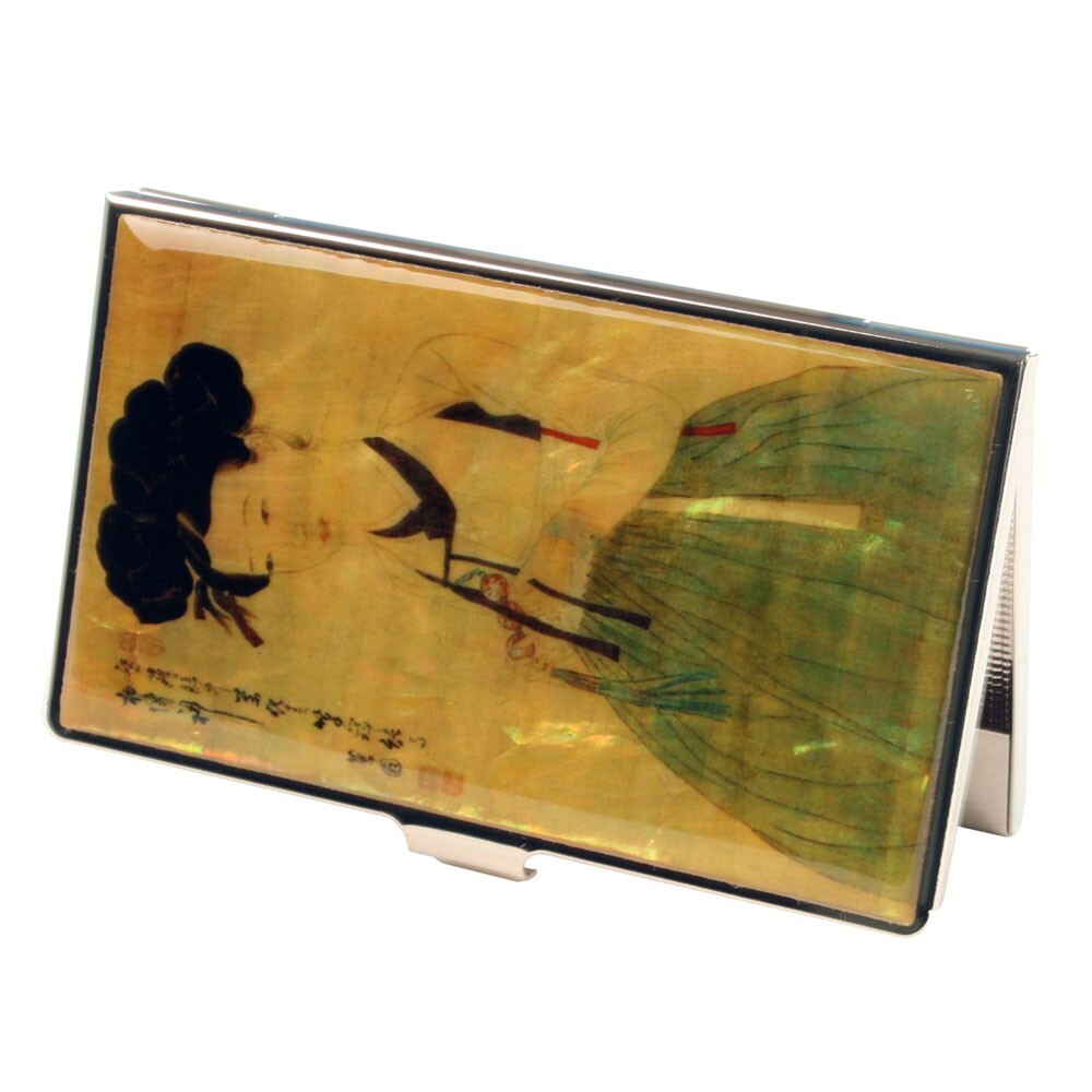 MOP Korean Beauty Metal Business Credit Name ID Man Card Case Pocket Holder Box