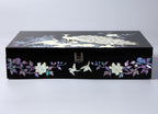 Mother of Pearl Peacock Sunglass Box Eyeglasses Display Storage Show Case Holder