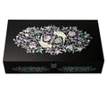 Mother of Pearl Parrot Sunglasses Box Eyeglasses Display Storage Case Organizer