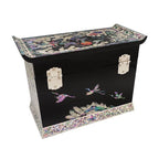 Mother of Pearl Art Drawer Jewelry Box Gift Trinket Keepsake Treasure Chest Case