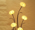 Mulberry Yellow Paper Ball Art Shade Lantern Asian Table Floor Touch Light Lamp