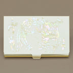 MOP Golden Metal Dragon Zodiac RFID Block Business Credit Name Card Case Holder