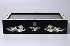 Mother of Pearl Dragon Wood Sunglasses Box Eyeglasses Display Storage Organizer
